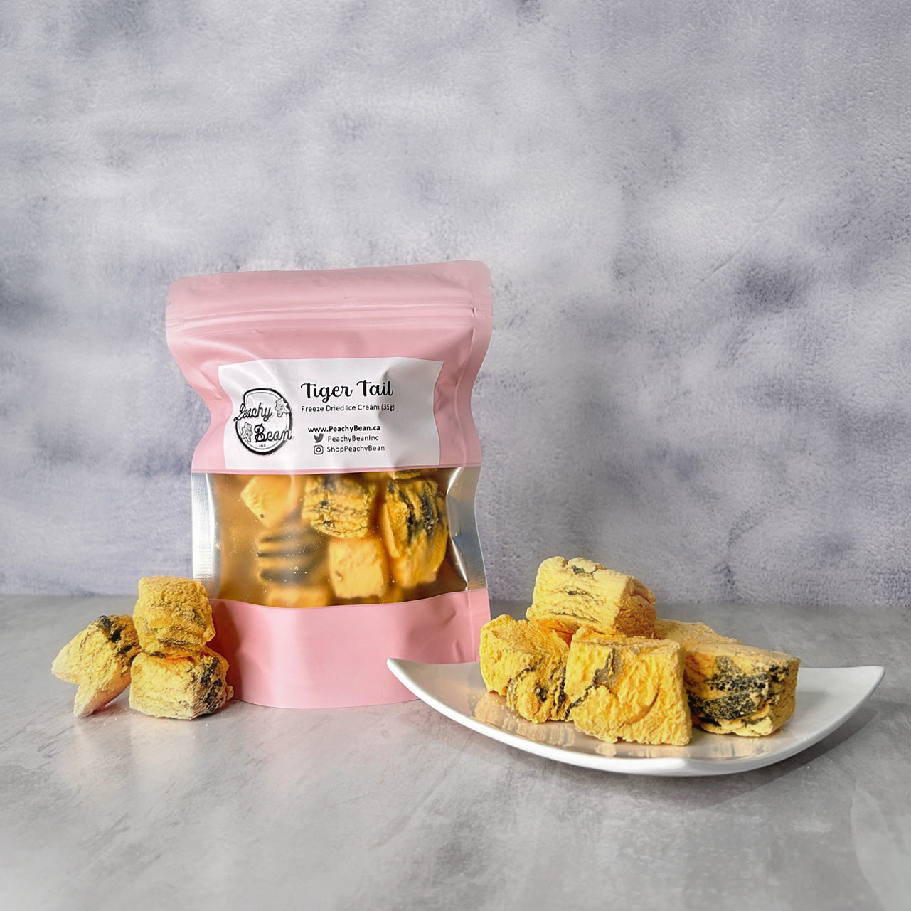 Tiger-Tail Freeze-dried ice cream
