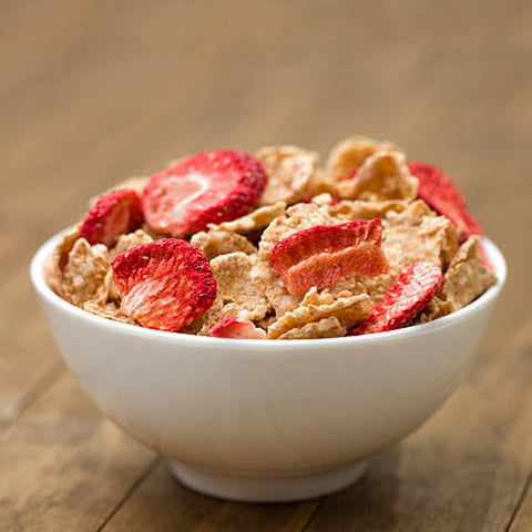 freeze-dried-strawberries-on-cereal